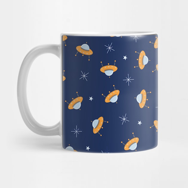 UFOs Pattern Design by burropatterns